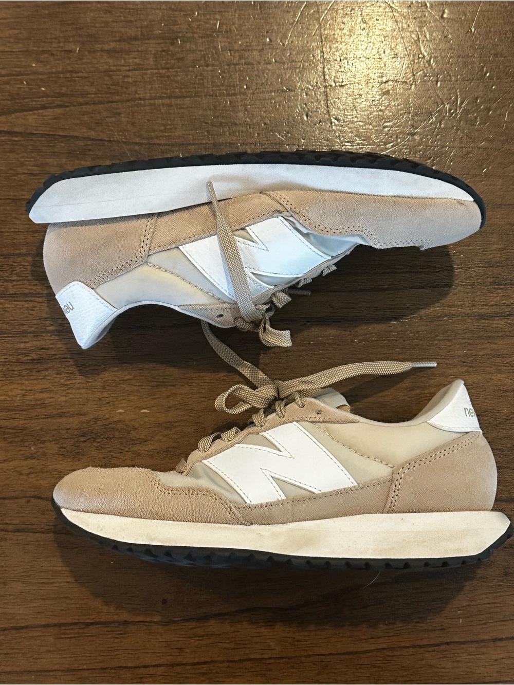 New Balance 237 Womens 7 Beige Cream Retro Sneakers Shoes